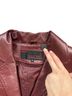 Phase Two 100% Leather Burgundy Coat Size M - photo 3