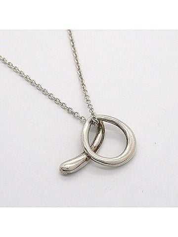 Tiffany & Co. Tiffany &amp; Co. Necklace, Initial "A", Sterling Silver 925, Women's (view 2)