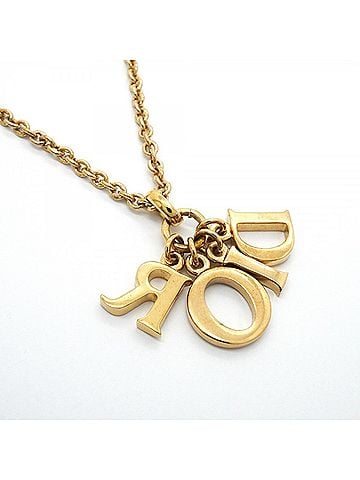 Christian Dior Christian Dior Necklace, GP Plated Gold, Women's (view 2)
