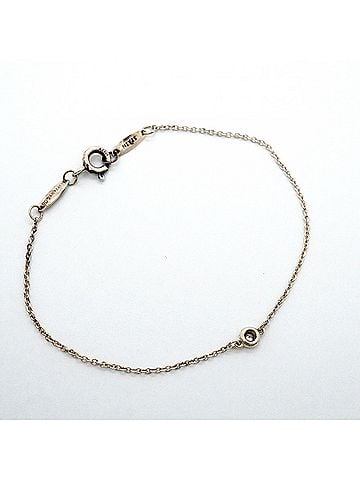Tiffany & Co. Tiffany &amp; Co. By the Yard Bracelet, 1PD (One Diamond), Sterling Silver 925, Women's (view 2)