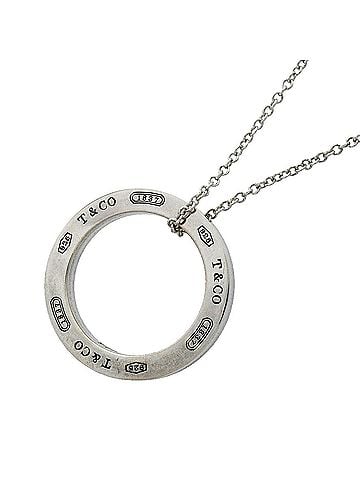 Tiffany & Co. Tiffany &amp; Co. Necklace 1837 Circle Sterling Silver 925 Women's (view 1)