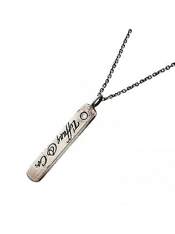 Tiffany & Co. Tiffany &amp; Co. Notes Bar Necklace, 1PD (Diamond), Sterling Silver 925, Ladies' Necklace (view 1)