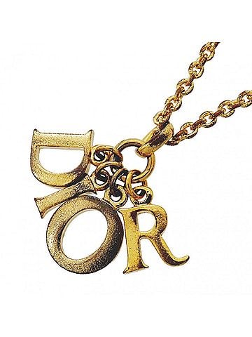 Christian Dior Christian Dior Necklace, GP Plated Gold, Women's (view 1)