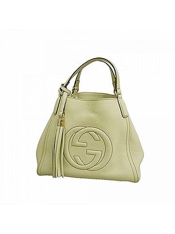 Gucci Gucci Soho Handbag 336751 Leather Ivory Champagne Women's P3299878 (view 1)