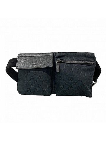 Gucci Gucci Bag/Waist Bag GG Canvas 28566 Black Men's Women's P3245485 (view 1)