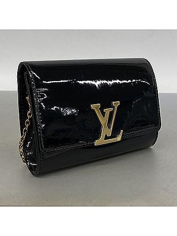 Louis Vuitton Louis Vuitton Shoulder Bag Pochette Louise PM Black Women's OP015584 (view 2)