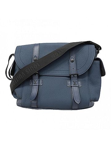 Louis Vuitton Louis Vuitton Christopher Shoulder Bag M58475 Blue Marine Men's OP013702 (view 1)