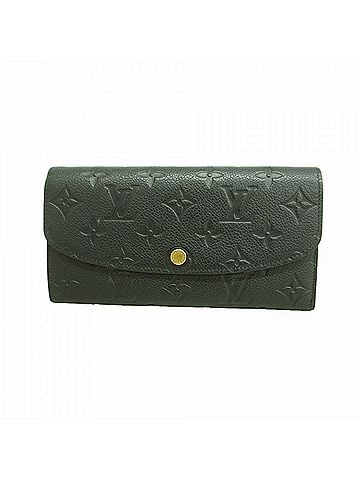 Louis Vuitton Louis Vuitton Monogram Empreinte Portefeuille Emilie Long Wallet M62369 Noir (Women's) OP013214 (view 1)
