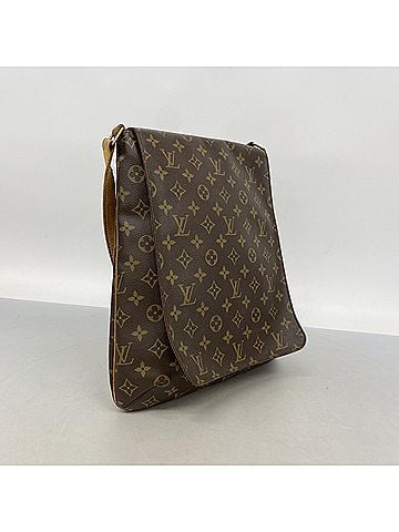 Louis Vuitton Louis Vuitton Monogram Musette Shoulder Bag M51256 Brown Women's OP012880 (view 2)