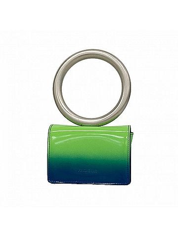 Salvatore Ferragamo Salvatore Ferragamo handbag, leather, green, women's, OP012663 (view 1)