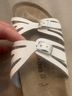 Birkenstock 100% Leather White Sandals Size EU 41 - photo 5