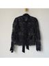 Self-Portrait 100% Polyester Black Jumpsuit Size 4 - photo 4