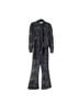 Self-Portrait 100% Polyester Black Jumpsuit Size 4 - photo 2