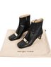 Sergio Rossi Black Ankle Boots Size 7 1/2 - photo 1