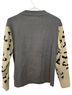 Angashion Leopard Print Gray Ivory Pullover Sweater Size S - photo 2