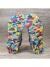 NOBULL Print Multi Color Sneakers Size 8 1/2 - photo 8