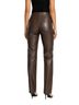 Calvin Klein 100% Leather 100% Polyester Brown Leather Pants Size 30 - photo 1