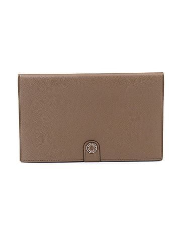 Hermès Hermes R.M.S Toutenmain Bi-fold Long Wallet Evercolor Etoupe B Stamp Silver Hardware RM.S wallet (view 1)