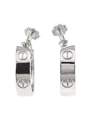 Cartier Cartier Love Earrings, 18K White Gold (750), Clip-on style. (view 2)