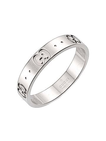 Gucci Gucci Icon Ring #17, 18K WG (White Gold 750) (view 1)