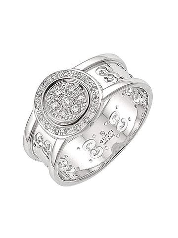 Gucci Gucci Icon Ring #14, Diamond, 18K White Gold (750) (view 1)