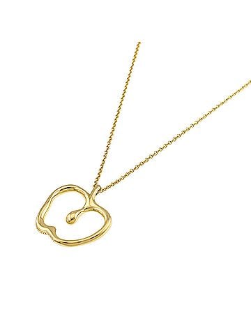 Tiffany & Co. Tiffany &amp; Co. Apple Necklace, 41cm, 18K Yellow Gold (750), motif necklace. (view 1)