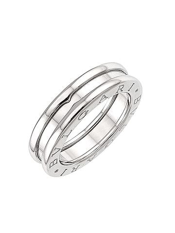 Bvlgari Bulgari BVLGARI B-zero1 1-band ring #49 18K WG white gold 750 (view 1)
