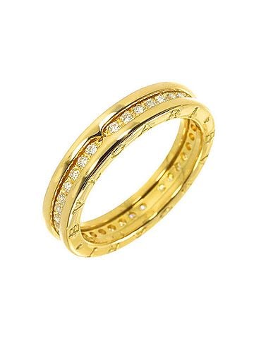 Bvlgari Bulgari BVLGARI B-zero1 1-band #59 Diamond Ring 18K YG Yellow Gold 750 (view 1)