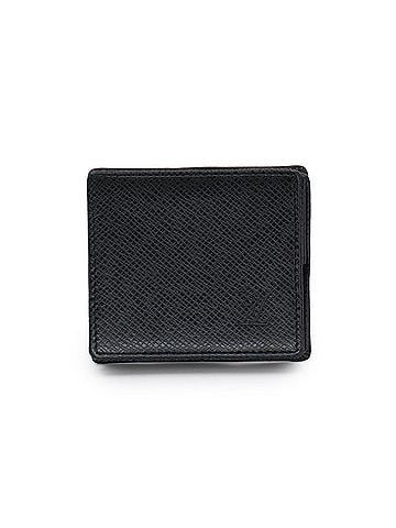 Louis Vuitton Louis Vuitton Taiga Portemonnaie Boite Wallet/Coin Case, Leather, Ardoise Black, M30382 (view 1)