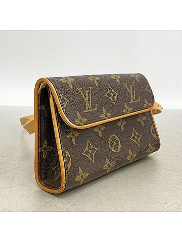 Louis Vuitton Louis Vuitton Bag/Waist Bag Monogram Pochette Florentine M51855 Brown Women's (view 2)