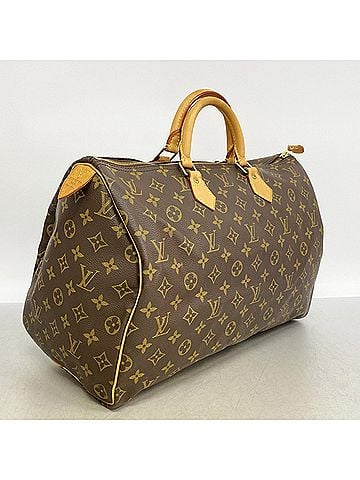 Louis Vuitton Louis Vuitton Monogram Speedy 40 Handbag M41106 Brown Women's (view 2)
