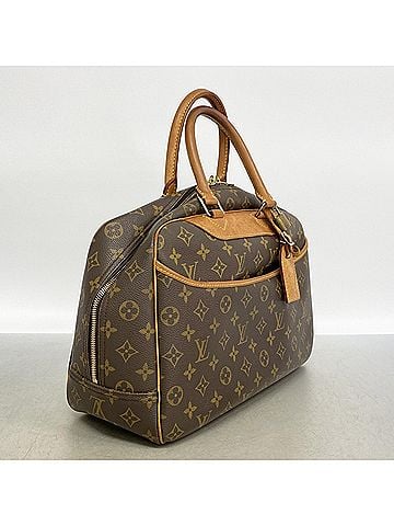 Louis Vuitton Louis Vuitton Monogram Deauville Handbag M47270 Brown Women's (view 2)
