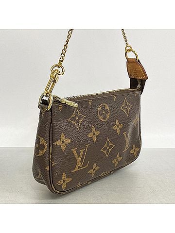 Louis Vuitton Louis Vuitton Monogram Mini Pochette Accessoires M58009 Brown Women's Bag/Pouch (view 2)