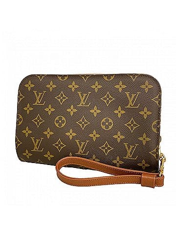 Louis Vuitton Louis Vuitton Monogram Orsay Clutch Bag M51790 Brown Men's (view 1)