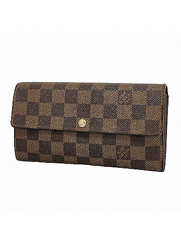 Louis Vuitton Louis Vuitton Damier Portefeuille Sarah Long Wallet N61734 Ebene Women's (view 1)