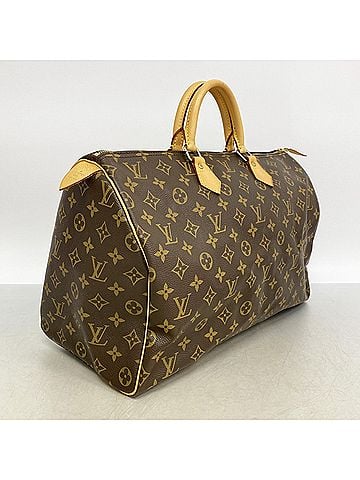 Louis Vuitton Louis Vuitton Monogram Speedy 40 Handbag M41106 Brown Women's (view 2)