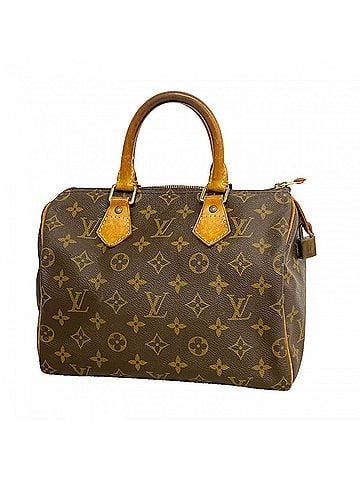 Louis Vuitton Louis Vuitton Monogram Speedy 25 Handbag M41109 Brown Women's (view 1)