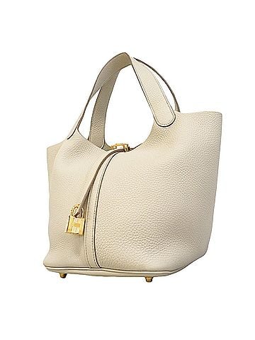 Hermès Hermes Picotin Lock MM handbag, Taurillon Clemence leather, C stamp, women's. (view 1)