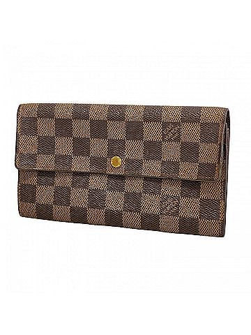 Louis Vuitton Louis Vuitton Damier Portemonnaie Credit Long Wallet N61725 Ebene Women's (view 1)