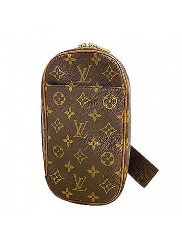 Louis Vuitton Louis Vuitton Monogram Pochette Gange M51870 Brown Men's Bag/Body Bag (view 1)