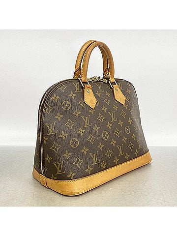 Louis Vuitton Louis Vuitton Alma Monogram Handbag M51130 Brown Women's (view 2)