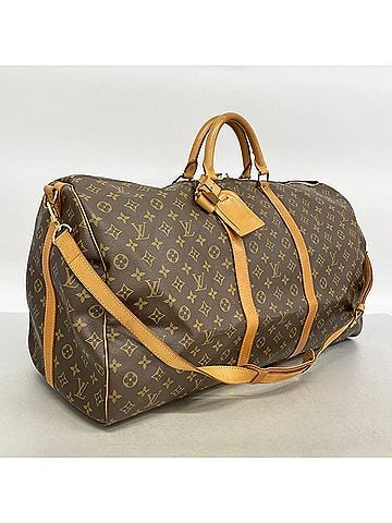 Louis Vuitton Louis Vuitton Bags - Boston Monogram Keepall Bandoulière 60 M41412 Brown Men's &amp; Women's (view 2)
