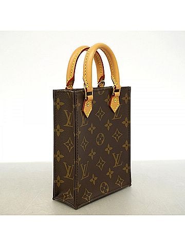 Louis Vuitton Louis Vuitton Monogram Petite Sac Plat Handbag M69442 Brown 2-way bag for women (view 2)