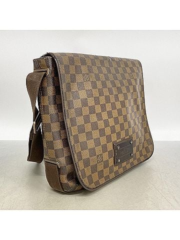 Louis Vuitton Louis Vuitton Damier Brooklyn MM Shoulder Bag N51211 Ebene Women's (view 2)