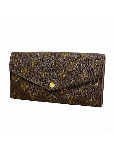 Louis Vuitton Louis Vuitton Monogram Portefeuille Sarah Long Wallet M60531 Brown Women's (view 1)