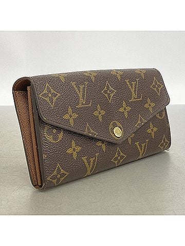 Louis Vuitton Louis Vuitton Monogram Portefeuille Sarah Long Wallet M60531 Brown Women's (view 2)