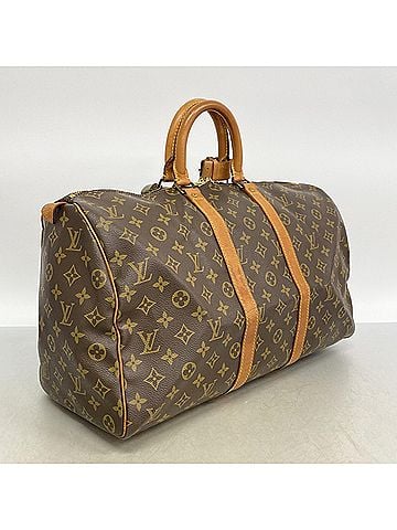 Louis Vuitton Louis Vuitton Bags - Boston Monogram Keepall 45 M41428 Brown Men's &amp; Women's (view 2)