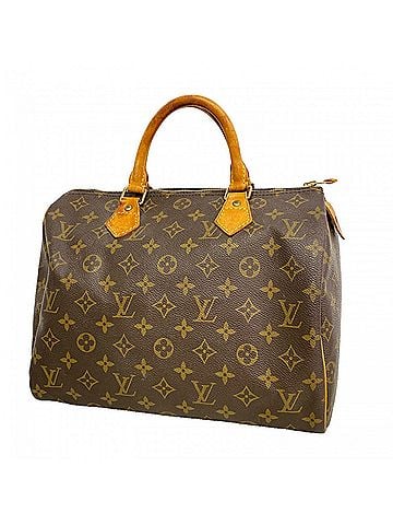 Louis Vuitton Louis Vuitton Monogram Speedy 30 Handbag M41108 Brown Women's (view 1)