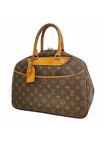 Louis Vuitton Louis Vuitton Monogram Deauville Handbag M47270 Brown Women's (view 1)