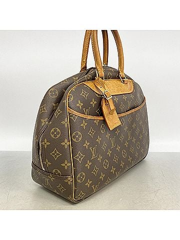 Louis Vuitton Louis Vuitton Monogram Deauville Handbag M47270 Brown Women's (view 2)